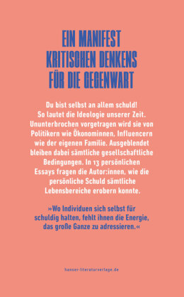 Selbst schuld!