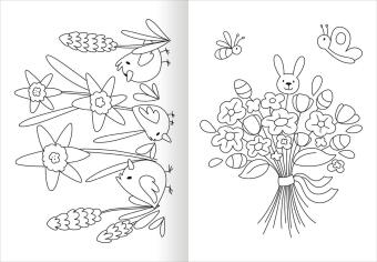 Ausmal-Fensterbilder Ostern 