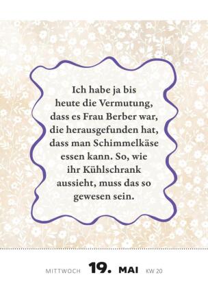 Abreißkalender Renate Bergmann - Der Kalender 2027