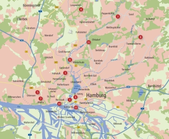 Mit dem Rad durch Hamburg