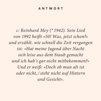 50. Geburtstag. Das Quiz