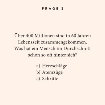 60. Geburtstag. Das Quiz