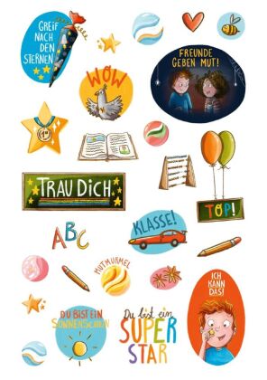 Mutmach-Sticker