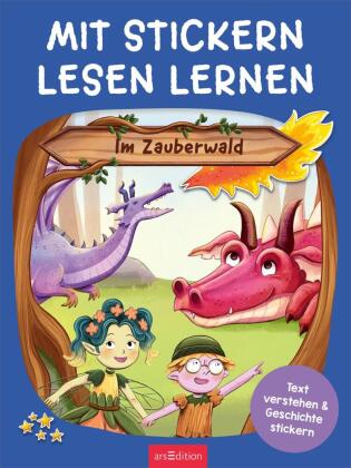 Mit Stickern Lesen lernen - Im Zauberwald
