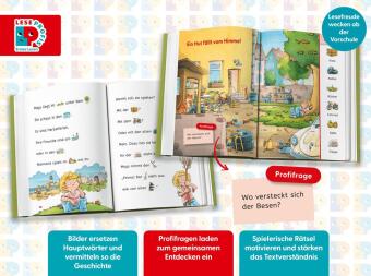 Leseprofis - Mit Bildern lesen lernen: Der geheimnisvolle Zauberhut, Erstes Lesen