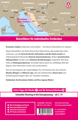 Reise Know-How Reiseführer Kroatien - Der Süden: Kvarner Bucht, Dalmatien, Adriaküste