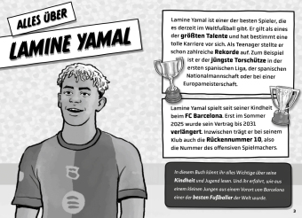 Mein Fußballheld Lamine Yamal - Seine Geschichte, seine Spiele, seine Rekorde