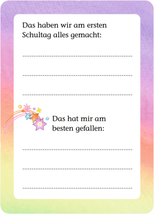 Kartenbox - Meine Rätsel-Witze-Box zum Schulstart