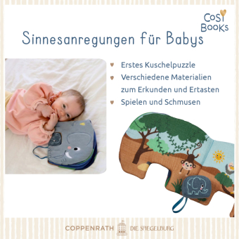 CosyBooks: Babys Spielbuch Kleiner Elefant