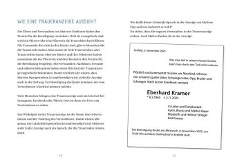 Wenn die Trauer zu dir kommt