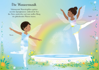 Mein erstes Anziehpuppen-Stickerbuch: Flora, die kleine Feen-Ballerina