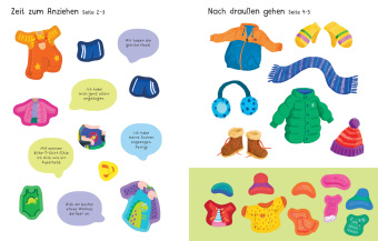 Mein erstes Stickerbuch: Ich ziehe mich an