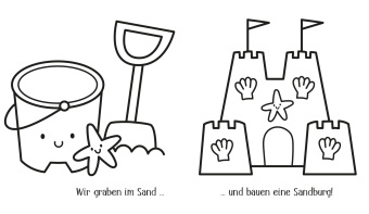 Kleine Kreativ-Werkstatt - Ganz einfach ganz viel ausmalen: Sommerspaß