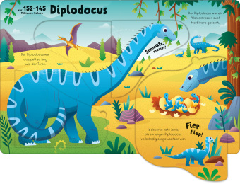 Mein erstes Wissen zum Aufklappen: Groß, größer, Dinosaurier!