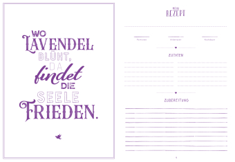 Meine liebsten Rezepte - Lavendel