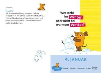 Frag doch mal ... die Maus: Tageskalender 2027 - Mein Kalender für jeden Tag!