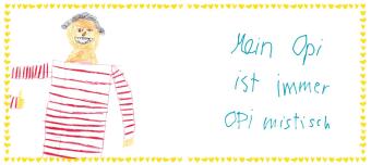 Opa ist foll kuhl der macht fast alles was ich will