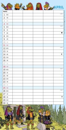 HeavySaurus Familienkalender 2027
