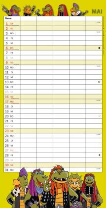 HeavySaurus Familienkalender 2027
