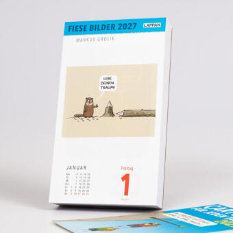 Fiese Bilder Cartoons für jeden Tag 2027: Tagesabreißkalender