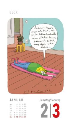 Fiese Bilder Cartoons für jeden Tag 2027: Tagesabreißkalender