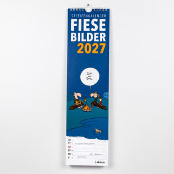 Fiese Bilder Streifenkalender 2027: Monatskalender für die Wand
