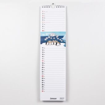 Fiese Bilder Streifenkalender 2027: Monatskalender für die Wand