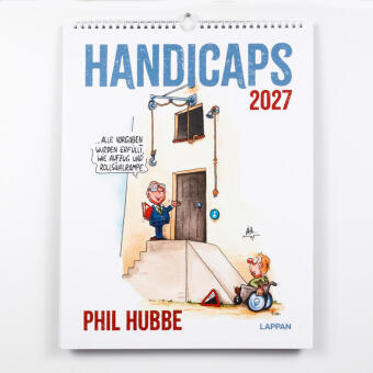 Handicaps 2027: Monatskalender für die Wand