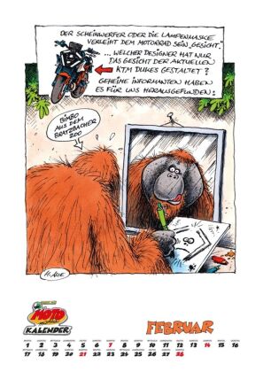 MOTOmania Kalender 2027: Monatskalender im Großformat