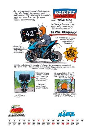MOTOmania Kalender 2027: Monatskalender im Großformat