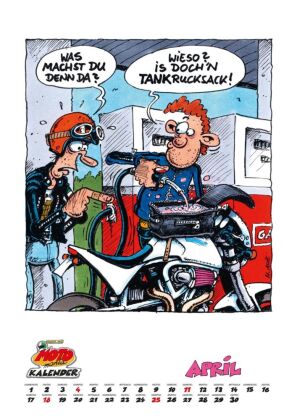MOTOmania Kalender 2027: Monatskalender im Großformat