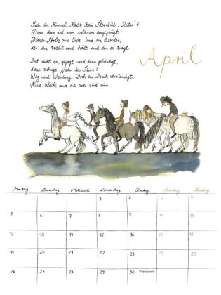 Rilke-Kalender 2027 - Wandkalender