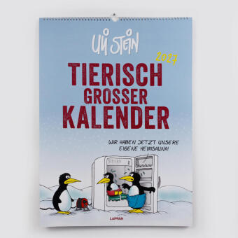 Uli Stein Tierisch großer Kalender 2027: Monatskalender für die Wand im Großformat