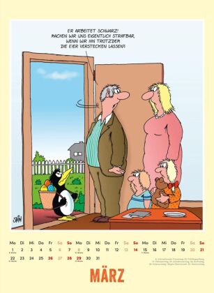 Uli Stein Tierisch großer Kalender 2027: Monatskalender für die Wand im Großformat