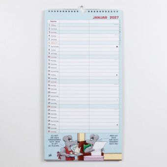 Uli Stein Timer für zwei 2027: Monatskalender für die Wand