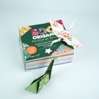 500x Origami - ganz einfach: Die Welt der Blumen