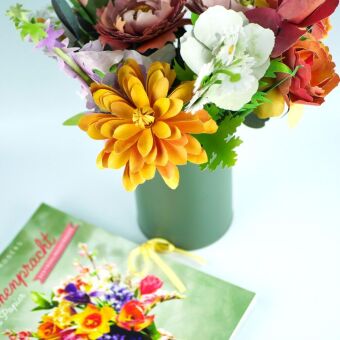 Blumenpracht aus Papier - Der Frühlingsstrauß