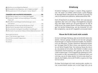 Clever gefragt, prompt gelöst - die 77 besten Fragen an ChatGPT & Co.