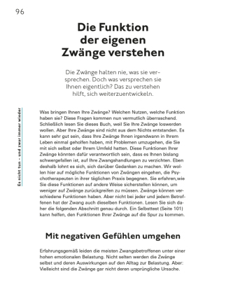 Nimm den Zwängen die Macht