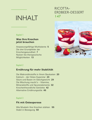 Ernährung für starke Knochen gegen Osteoporose
