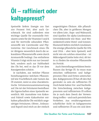 Fette und Fettsäuren