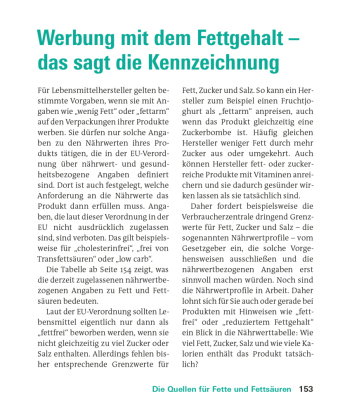 Fette und Fettsäuren