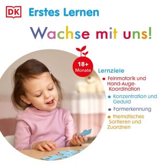 Erstes Lernen Puzzlebuch. Mein Tag