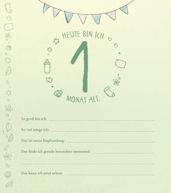 Wir zwei - Babyalbum: Mein erstes Jahr