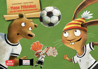 Hase Hibiskus und die Fußball-Waldmeisterschaft. Kamishibai Bildkartenset 