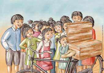 Mariko und die Mondprinzessin. Wenn der Kamishibai-Mann erzählt. Kamishibai Bildkartenset 