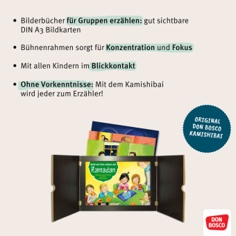 Betül und Nele entdecken Kirche und Moschee. Kamishibai Bildkartenset