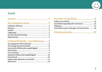 Vorläuferfähigkeiten für den Schriftspracherwerb, m. 1 Beilage