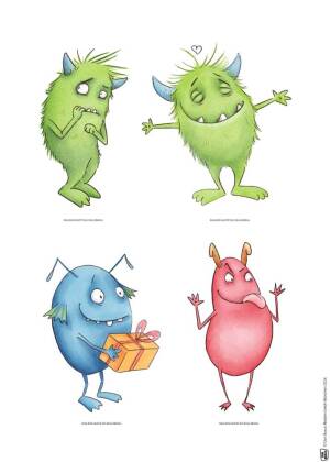 Eddie. Gefühle wahrnehmen, erkennen und benennen. Erzählschienen-Figurenset