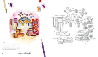 Colour in the city - Mein urbanes Ausmalbuch